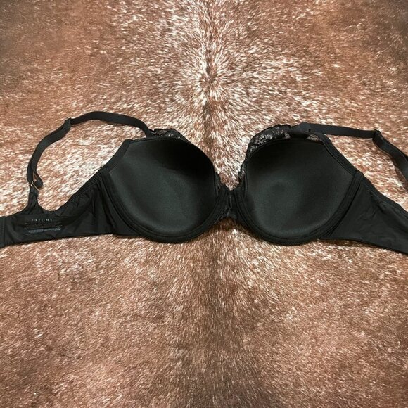 Natori Avail Convertible Contour T-Shirt Bra Black Lace Trim 34DD NWT - Picture 8 of 11